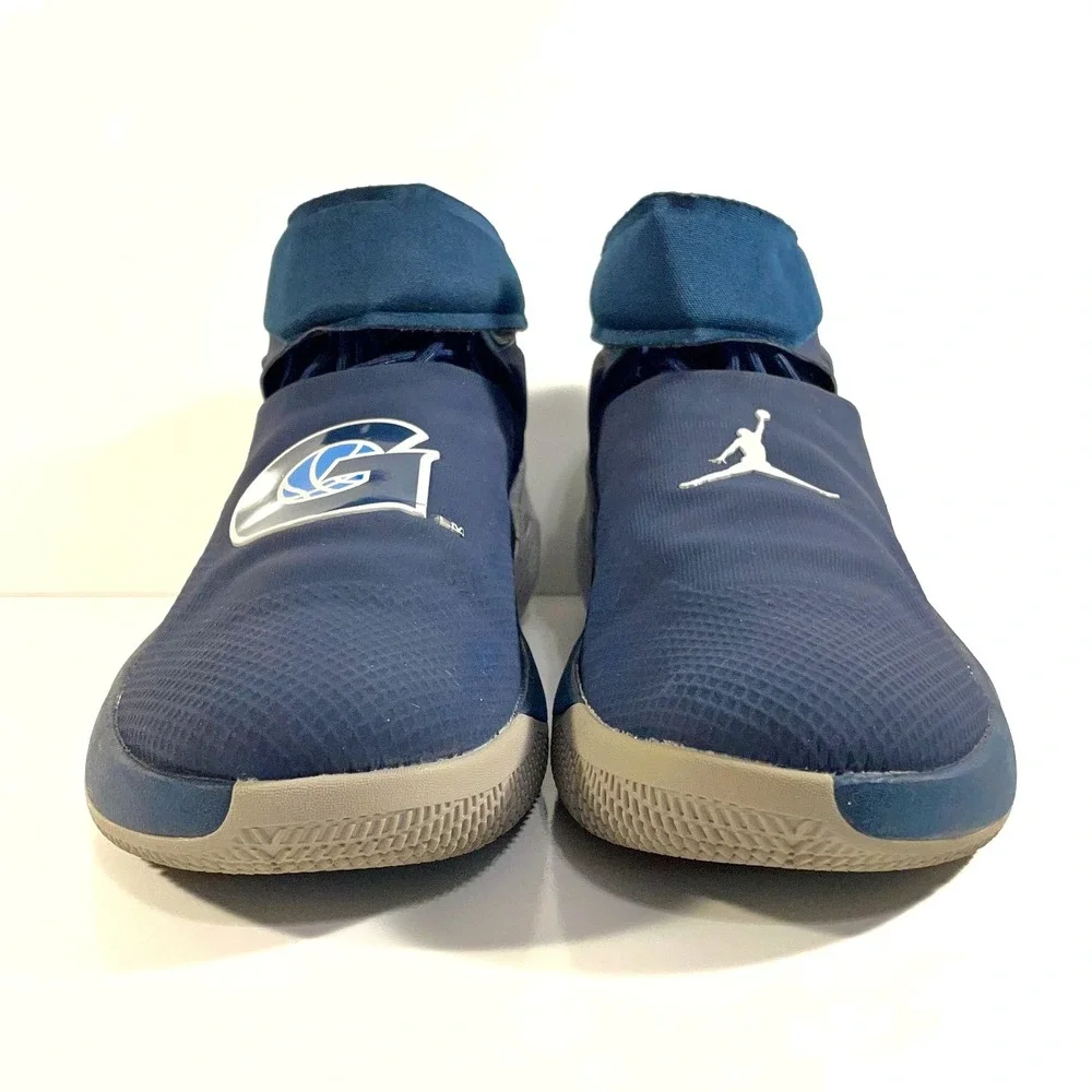 Nike Mens Size 9 Jordan Why Not Zer0.1 Georgetown Navy/Grey/White AA2510-406